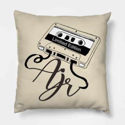 Ajr Limitied Cassette Throw Pillow Official Ajr Band Merch