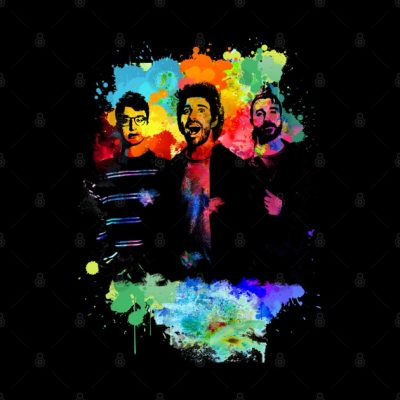 Ajr Splash Rainbows Vintage Throw Pillow Official Ajr Band Merch