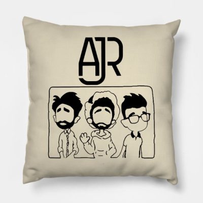 Ajr Met Brothers Throw Pillow Official Ajr Band Merch