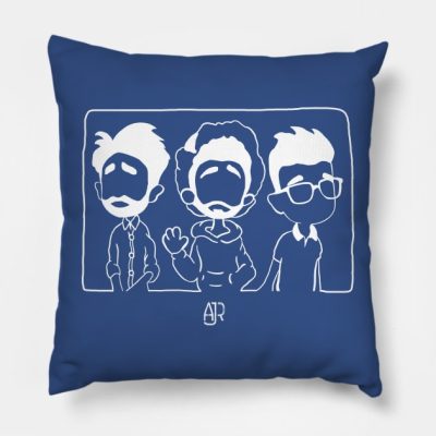 Ajr Carton Throw Pillow Official Ajr Band Merch