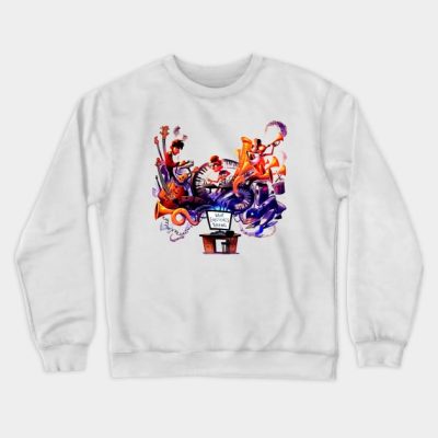 Ajr Cartoons Crewneck Sweatshirt Official Ajr Band Merch