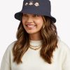 Ajr Black Outline Bucket Hat Official Ajr Band Merch