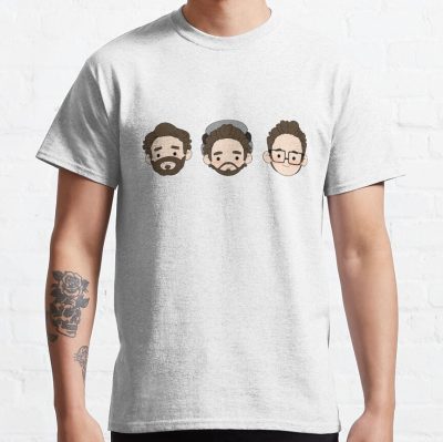 Ajr White Outline T-Shirt Official Ajr Band Merch