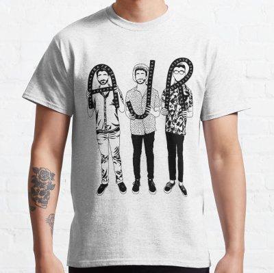 Ajr Band Black Outline T-Shirt Official Ajr Band Merch