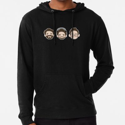 Ajr White Outline Hoodie Official Ajr Band Merch