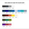 tank top color chart - Ajr Band Shop