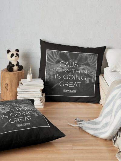 Everything Is Going Great Throw Pillow Official Ajr Band Merch