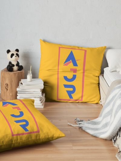 Ajr 90S Nostalgia Collection: Relive The Neotheater Era With Exclusive Merch And Ajr Vibes! Throw Pillow Official Ajr Band Merch