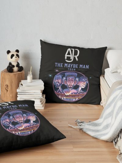 Ajr The Maybe Man Tour 2024 Tour Band Fan Concert Throw Pillow Official Ajr Band Merch