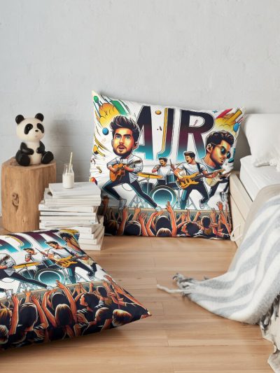 Ajr Concert Throw Pillow Official Ajr Band Merch