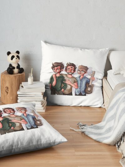 Ajr Band Throw Pillow Official Ajr Band Merch