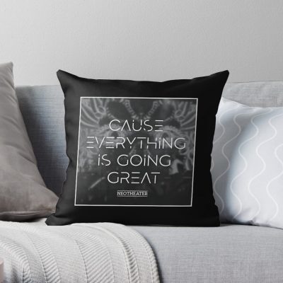 Everything Is Going Great Throw Pillow Official Ajr Band Merch