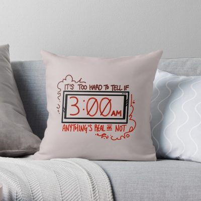 Three Throw Pillow Official Ajr Band Merch