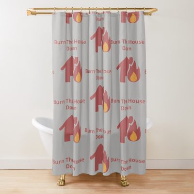 Ajr Song Inspired Graphic Shower Curtain Official Ajr Band Merch