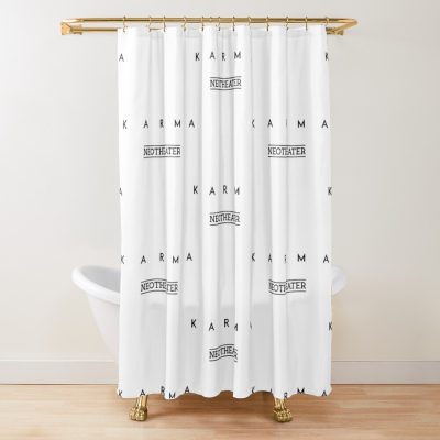 Karma Neotheater Shower Curtain Official Ajr Band Merch